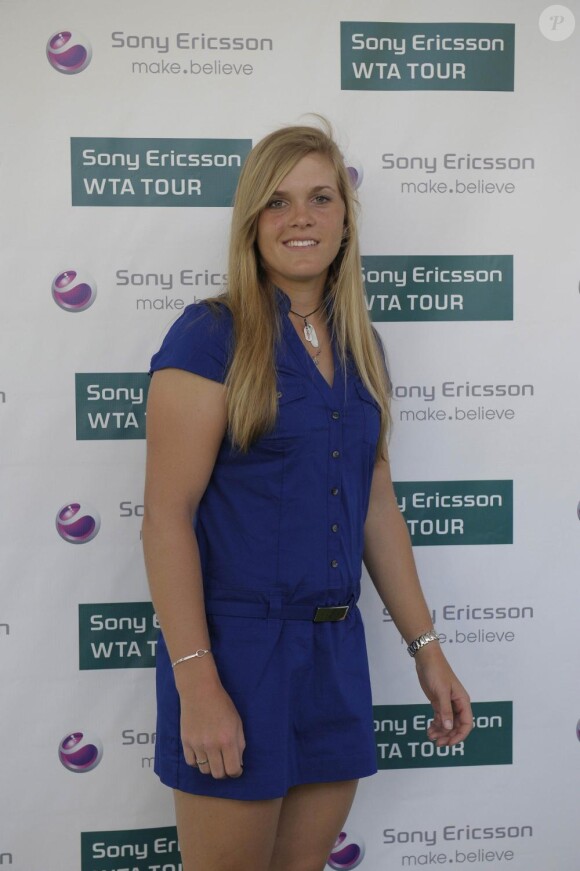 Melanie Oudin lors de la remise des récompenses de la WTA à Miami le 24 mars