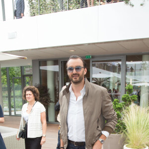 Cyril Lignac au village lors des Internationaux de France de tennis à Roland-Garros le 10 juin 2018 à Paris, France. Photo par Nasser Berzane/ABACAPRESS.COM
