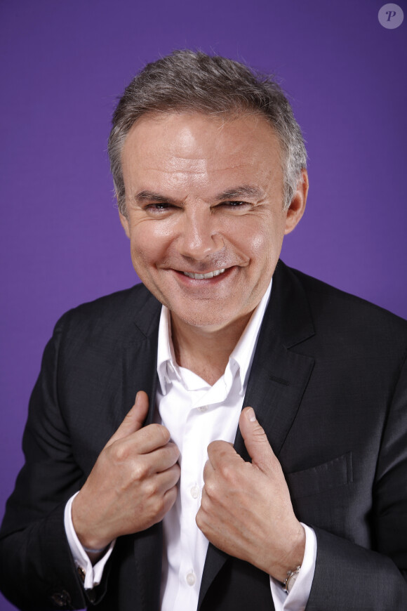 Eric Brunet, portrait à Paris le 4 mai 2015.