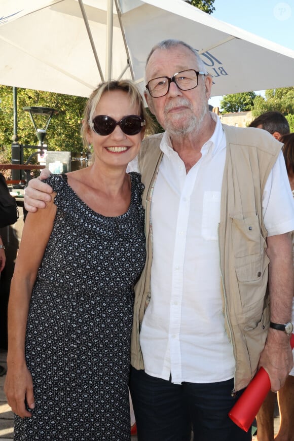 Exclusif - Sandrine Bonnaire, marraine du festival 22 V'la le polar de Pornic avec Gilbert Thiel, ancien premier juge d'instruction au TGI de Paris © Didier Sabardin / Bestimage