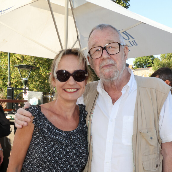 Exclusif - Sandrine Bonnaire, marraine du festival 22 V'la le polar de Pornic avec Gilbert Thiel, ancien premier juge d'instruction au TGI de Paris © Didier Sabardin / Bestimage