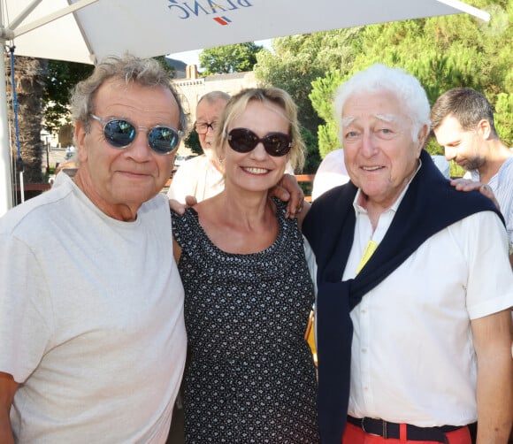 Exclusif - Sandrine Bonnaire, marraine du festival 22 V'la le polar de Pornic avec Jean-Marc Bloch, ancien chef de la BRI de Paris, directeur de la Police judiciaire de Versailles et collaborateur à l'émission Non Elucidé © Didier Sabardin / Bestimage