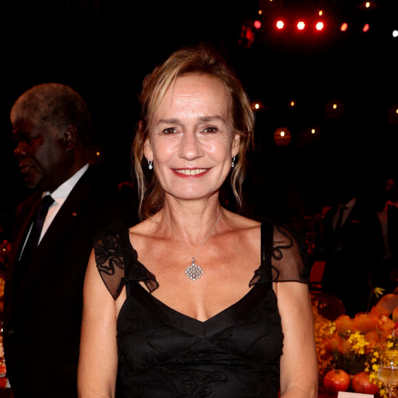 Sandrine Bonnaire est appartue rayonnante lors du Festival 22 V'la le polar de Pornic. 
Exclusif - Sandrine Bonnaire - Dîner de gala organisé par la Fondation "Children of Africa" à l'initiative de Madame D.Ouattara, Première Dame de Côte d'Ivoire et Présidente fondatrice de "Children of Africa" au Sofitel Ivoire à Abidjan. © Dominique Jacovides / Bestimage