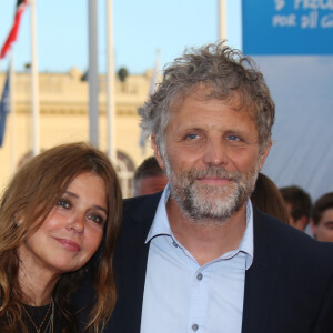 Stéphane Guillon et son ex femme Muriel Cousin lors de la première de "Imperium" au 42ème Festival du cinéma américain de Deauville, France, le 9 septembre 2016. © Denis Guignebourg/Bestimage