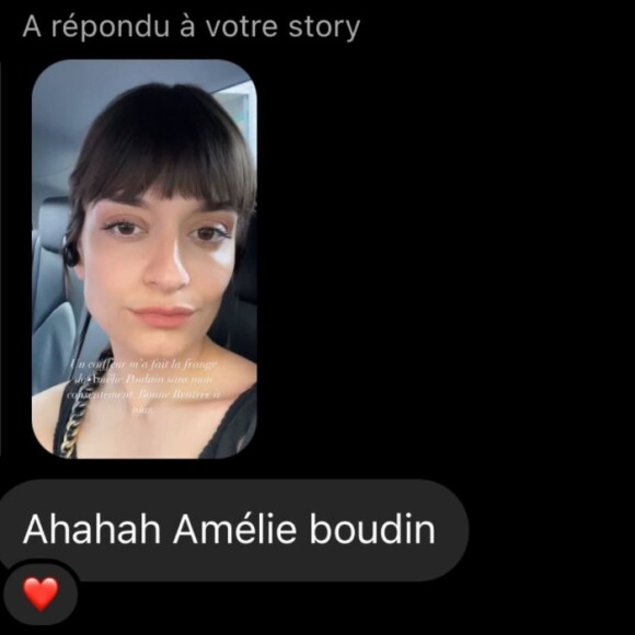 Une photo qui n'a laissé personne indifférent. Un.e internaute s'est même permis.e de lui faire un petit commentaire : "Ahaha Amélie Boudin". Pas de quoi l'ulcérer bien au contraire...
Clara Luciani immortalisée sur Instagram (Capture d'écran).