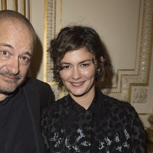 Jean-Pierre Jeunet et Audrey Tautou - Soirée des Révélations César 2016 dans les salons de la maison Chaumet place Vendôme à Paris, le 11 janvier 2016. 