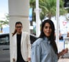 Leïla Bekhti arrive à l'hôtel Martinez lors du 77ème Festival International du Film de Cannes (14 - 25 mai 2024), le 16 mai 2024.