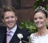 S'il a fait le déplacement pour cet événement, Harry a renoncé à assister au mariage de Hugh Grosvenor, parrain de George, auquel il était invité
Mariage du duc de Westminster, Hugh Grosvenor, et Olivia Henson en la cathédrale de Chester, Royaume Uni, le 7 juin 2024. © GoffPhotos/Bestimage 