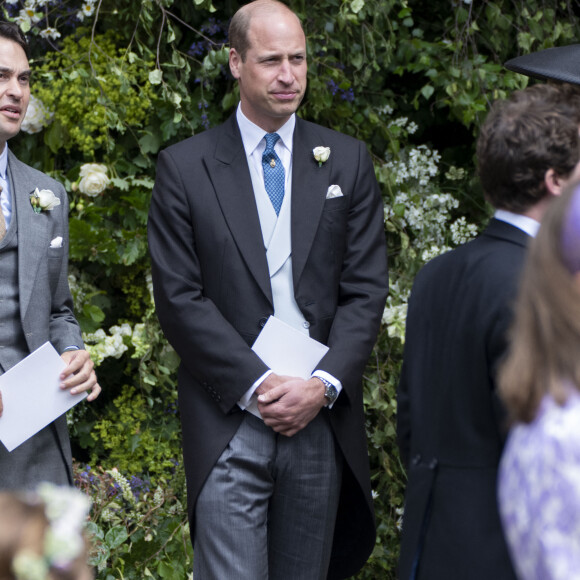 Le prince William, prince de Galles - Mariage du duc de Westminster, Hugh Grosvenor, et Olivia Henson en la cathédrale de Chester, Royaume Uni, le 7 juin 2024. © GoffPhotos/Bestimage 