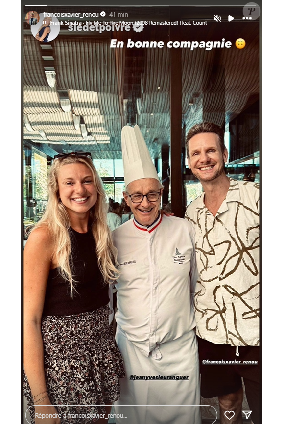 Ils ont partagé une photo de leurs retrouvailles.
Valentine Sled et François-Xavier Renou (Affaire conclue) ensemble à Bali. Instagram