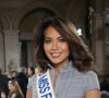 De jolis contrats lui ont été proposés... 
Vaimalama Chaves (Miss France 2019) au front row du défilé Tony Ward lors de la Fashion Week Haute Couture collection printemps/été 2019 de Paris, France, le 21 janvier 2019. © Denis Guignebourg/Bestimage