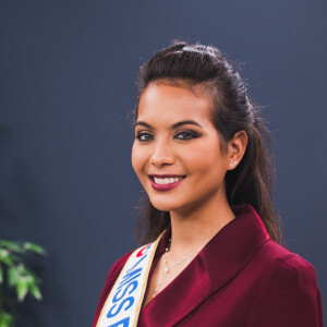 Exclusif - Rendez-vous avec Vaimalama Chaves, Miss France 2019 dans les locaux de Webedia pour une Interview pour Purepeople à Levallois-Perret le 30 janvier 2019.