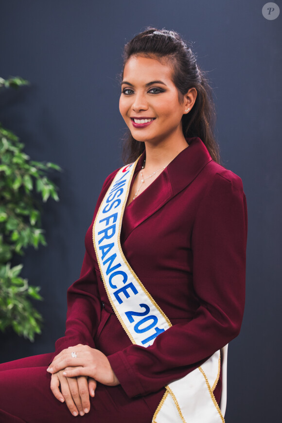 Exclusif - Rendez-vous avec Vaimalama Chaves, Miss France 2019 dans les locaux de Webedia pour une Interview pour Purepeople à Levallois-Perret le 30 janvier 2019.