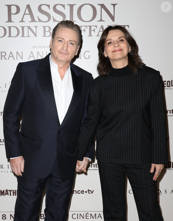 L'ex-compagnon de Juliette Binoche a remporté deux César consécutifs du meilleur acteur en 2022 et 2023. 
Juliette Binoche et Benoît Magimel - Avant-première du film La Passion de Dodin Bouffant à la cinémathèque à Paris le 6 novembre 2023. © Coadic Guirec / Bestimage 