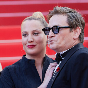 Margot Pelletier et son mari Benoît Magimel - Montée des marches du film " Elémentaire " pour la cérémonie de clôture du 76ème Festival International du Film de Cannes, au Palais des Festivals à Cannes. Le 27 mai 2023 © Jacovides-Moreau / Bestimage 