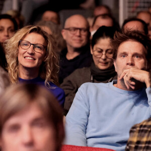 "Et ça me va très bien d'être entouré de femmes."
Exclusif - Alexandra Lamy et son ex-compagnon Thomas Jouannet - Projection du court métrage "Allez ma Fille" réalisé par Chloé Jouannet lors du 27éme Festival International du Film de Comédie de l'Alpe d'Huez, le 17 janvier 2024.© Dominique Jacovides / Bestimage