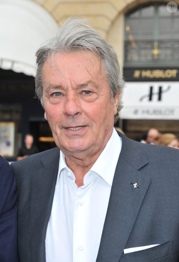 ALAIN DELON - inauguration de la boutique "hublot" Place Vendome HUBLOT . © Guillaume Gaffiot /Bestimage