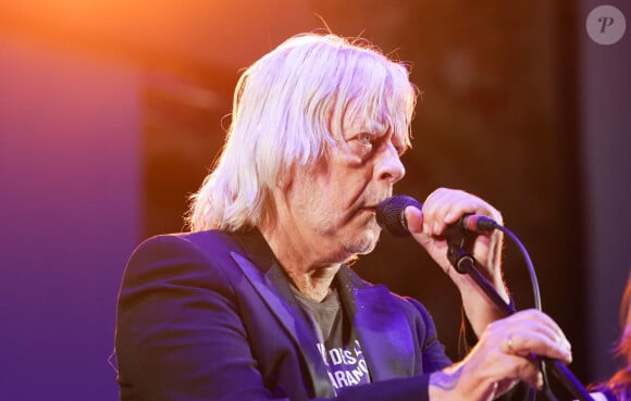 Le chanteur Renaud (Renaud Séchan) - Les amis musiciens de Renaud ont donné un concert à la Mairie du 13ème à Paris le 5 septembre 2024, en hommage au chanteur et à l'occasion de l'exposition "Renaud, Des mots et des images" et de la sortie d'un recueil regroupant des oeuvres d'artistes contemporains illustrant ses chansons par vingt artistes© Coadic Guirec/Bestimage