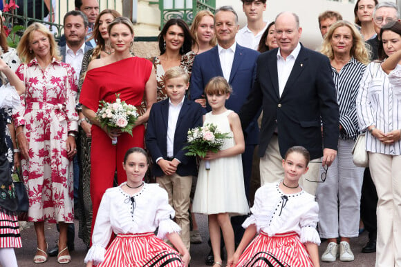 La princesse est venue en famille en compagnie de son mari le prince Albert de leurs enfants, Gabriella et Jacques (9 ans)
Traditionnel Pique Nique des Monégasques "U Cavagnetu" dans le Parc princesse Antoinette, en présence du prince Albert II de Monaco et de la princesse Charlene accompagnés par leurs enfants le prince Jacques de Monaco, marquis des Baux, et La princesse Gabriella de Monaco, comtesse de Carladès, à Monaco, le 7 septembre 2024. © Jean-Charles Vinaj/Pool Monaco/Bestimage 