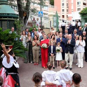 Traditionnel Pique Nique des Monégasques "U Cavagnetu" dans le Parc princesse Antoinette, en présence du prince Albert II de Monaco et de la princesse Charlene accompagnés par leurs enfants le prince Jacques de Monaco, marquis des Baux, et La princesse Gabriella de Monaco, comtesse de Carladès, à Monaco, le 7 septembre 2024. © Jean-Charles Vinaj/Pool Monaco/Bestimage 