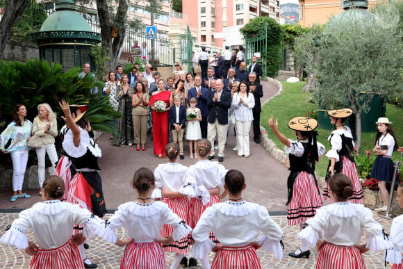 Traditionnel Pique Nique des Monégasques "U Cavagnetu" dans le Parc princesse Antoinette, en présence du prince Albert II de Monaco et de la princesse Charlene accompagnés par leurs enfants le prince Jacques de Monaco, marquis des Baux, et La princesse Gabriella de Monaco, comtesse de Carladès, à Monaco, le 7 septembre 2024. © Jean-Charles Vinaj/Pool Monaco/Bestimage 