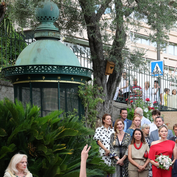 Traditionnel Pique Nique des Monégasques "U Cavagnetu" dans le Parc princesse Antoinette, en présence du prince Albert II de Monaco et de la princesse Charlene accompagnés par leurs enfants le prince Jacques de Monaco, marquis des Baux, et La princesse Gabriella de Monaco, comtesse de Carladès, à Monaco, le 7 septembre 2024. © Jean-Charles Vinaj/Pool Monaco/Bestimage 