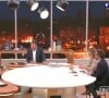 Bruce Toussaint est entouré d'une équipe de chroniqueurs pour accompagner le réveil des téléspectateurs de TF1
Bruce Toussaint et l'équipe de "Bonjour !" sur TF1