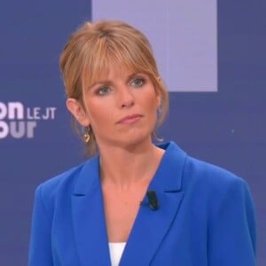 Garance Pardigon est chargée d'assurer la présentation des JT de "Bonjour !" sur TF1
Garance Pardigon et Bruce Toussaint dans "Bonjour !" sur TF1