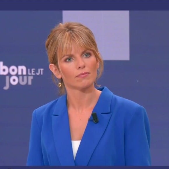 Garance Pardigon est chargée d'assurer la présentation des JT de "Bonjour !" sur TF1
Garance Pardigon et Bruce Toussaint dans "Bonjour !" sur TF1