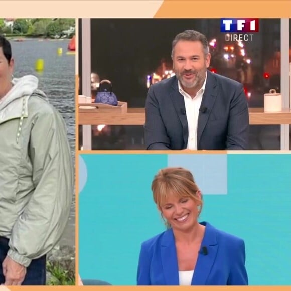 Alors que Bruce Toussaint commentait sa prestation, Garance Pardigon s'est lâchée en plein direct dans "Bonjour !" sur TF1
Bruce Toussaint et Garance Pardigon dans "Bonjour !" sur TF1