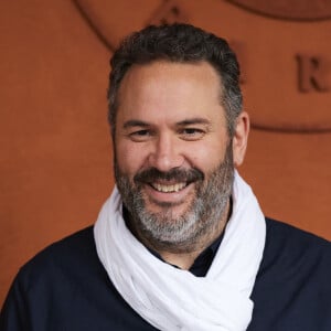 Bruce Toussaint - Les célébrités au village lors des Internationaux de France de tennis de Roland Garros 2024 à Paris. Le 5 juin. © Jacovides-Moreau/Bestimage 