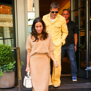 Brad Pitt et sa petite amie Ines de Ramon quittent leur hôtel à New York City, NY, USA, le 9 septembre 2024.
Photo par Felipe Ramales/Splash News/ABACAPRESS.COM