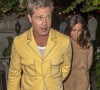 L'un et l'autre ont sens aigu du style... Depuis dimanche, le couple multiplie les apparitions remarquées à New-York alors que la Fashion Week bat son plein.
New York, NY - Brad Pitt et Ines De Ramon sortent d'un dîner au Sistina. Le couple a fait une apparition élégante dans ce restaurant haut de gamme.
Photo : Brad Pitt, Ines De Ramon