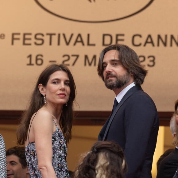 Carole Bouquet, son compagnon Philippe Sereys de Rothschild et Paul Rassam - Carole Bouquet très émue lors de la descente des marches du film "The Little Prince" (Le Petit Prince) lors du 68 ème Festival International du Film de Cannes à Cannes le 22 mai 2015, le film produit par son fils Dimitri Rassam.
Carole Bouquet, Charlotte Casiraghi et Dimitri Rassam - Montée des marches du film " Killers of the flower moon " lors du 76ème Festival International du Film de Cannes, au Palais des Festivals à Cannes. Le 20 mai 2023 © Olivier Borde / Bestimage