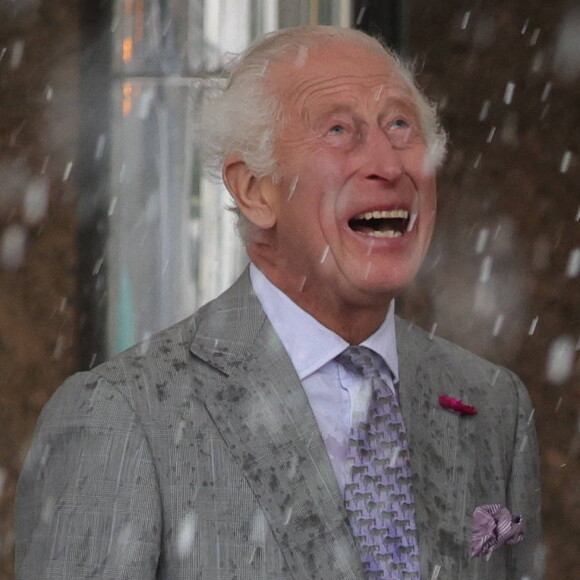 Visite officielle du roi Charles III et de la reine consort Camilla Parker Bowles à St Helier sur l'île de Jersey. Le 15 juillet 2024 