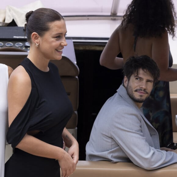 Adèle Exarchopoulos et François Civil - Arrivées au défilé de mode Jacquemus Cruise "La Casa" à la Casa Malaparte à Capri, Italie, le 10 juin 2024. © Borde-Da Silva/Bestimage 