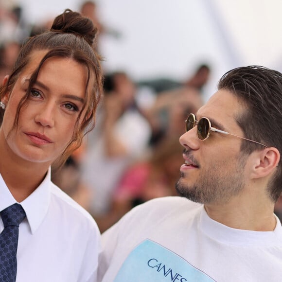 Adèle Exarchopoulos et François Civil - Photocall du film "L'Amour Ouf" (Beating Hearts / Compétition) lors du 77ème Festival International du Film de Cannes (14 - 25 mai 2024), le 24 mai 2024. © Jacovides / Moreau / Bestimage 