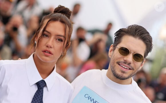 Adèle Exarchopoulos et François Civil - Photocall du film "L'Amour Ouf" (Beating Hearts / Compétition) lors du 77ème Festival International du Film de Cannes (14 - 25 mai 2024), le 24 mai 2024. © Jacovides / Moreau / Bestimage 