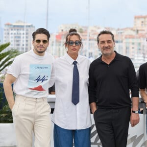 François Civil, Adèle Exarchopoulos, Gilles Lellouche, Malik Frikah et Mallory Wanecque - Photocall du film "L'Amour Ouf" lors du 77ème Festival International du Film de Cannes, le 24 mai 2024. © Moreau / Jacovides / Bestimage 