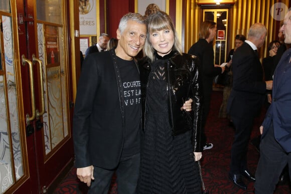 Semi-exclusif - Nagui et sa femme Mélanie Page - 35ème cérémonie des Molières aux Folies Bergère à Paris, France, le 6 Mai 2024. © Bertrand Rindoff / Bestimage 