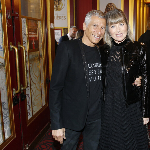 Semi-exclusif - Nagui et sa femme Mélanie Page - 35ème cérémonie des Molières aux Folies Bergère à Paris, France, le 6 Mai 2024. © Bertrand Rindoff / Bestimage 
