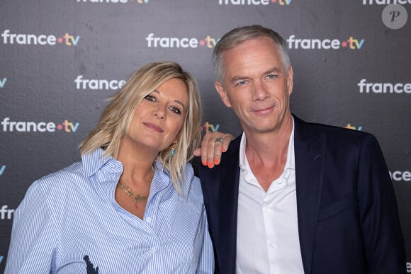 Après avoir quitté TF1 il y a 15 ans, l'animatrice retrouve Julien Arnaud dans "Télématin" sur France 2
Flavie Flament, Julien Arnaud assistent à la présentation de presse de France TV le 4 septembre 2024 à Paris, France. Photo par Nasser Berzane/ABACAPRESS.COM