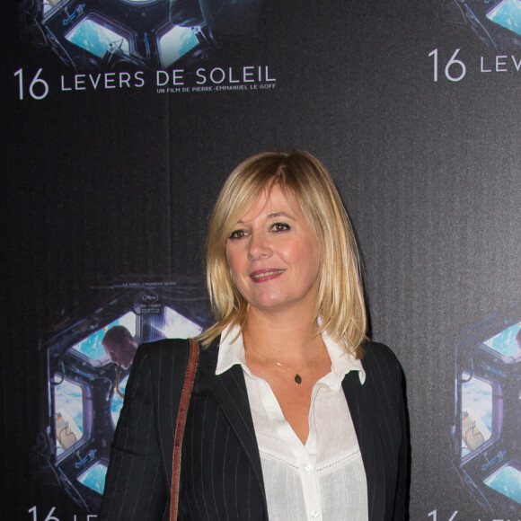 Flavie Flament arrive à la première du documentaire 16 leviers de soleil qui se tient au théâtre Le Grand Rex à Paris, France, le 25 septembre 2018. Photo par Nicolas Genin/ABACAPRESS.COM