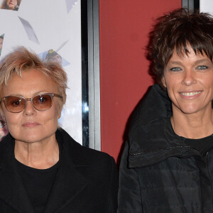 Muriel Robin et sa femme Anne Le Nen - Avant-première du film Brillantissime au cinéma Publicis à Paris, France, le 15 janvier 2018. © Veeren/Bestimage  Celebs attending the "Brillantissime" Premiere at Publicis cinema in Paris, France, on January 15th, 2018. 