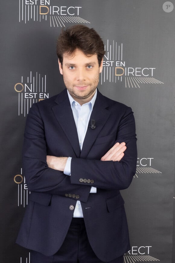 Exclusif - Benjamin Duhamel - Backstage de l'enregistrement de l'émission "On Est En Direct (OEED)", présentée par L.Ruquier et L.Salamé, et diffusée en direct le 2 avril sur France 2 © Jack Tribeca / Bestimage 