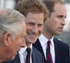 La complicité de toujours vantée depuis le départ ne serait donc qu'un mythe
Le prince Harry, entouré du prince William, du prince Charles et de Camilla Parker Bowles, duchesse de Cornouailles, a assisté à la cérémonie d'ouverture des Invictus Games au stade olympique de Londres. Le 10 septembre 2014 