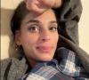 Tatiana Silva se détend après un tournage