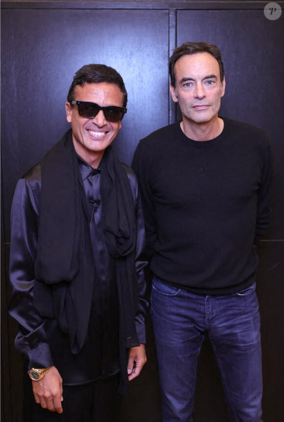 Exclusif - Anthony Delon s'était engagé à venir assister au grand "Concerto Pour la Paix" organisé par Omar Harfouch, qui se tiendra le 18 septembre 2024 au théâtre des Champs-Elysées. Face à l'impossibilité d'être présent le 18 septembre (date anniversaire d'un mois du décès de son père), Anthony Delon a néanmoins tenu par amitié pour Omar Harfouch, à venir assister à la répétition du concerto, qui avait lieu à la Scène Musicale à Boulogne-Billancourt, le 15 septembre 2024. © Daniel Topic/Bestimage