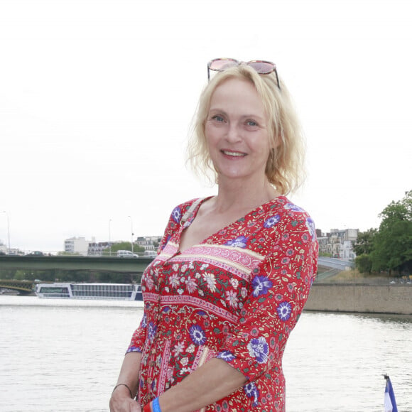 L'occasion de s'intéresser à l'actrice belge
Alexandra Vandernoot - 9ème Trophée de la Pétanque gastronomique au Port Yacht Marina à Paris. Le 29 juin 2023 © Christophe Aubert via Bestimage