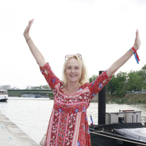 Alexandra Vandernoot - 9ème Trophée de la Pétanque gastronomique au Port Yacht Marina à Paris. Le 29 juin 2023 © Christophe Aubert via Bestimage